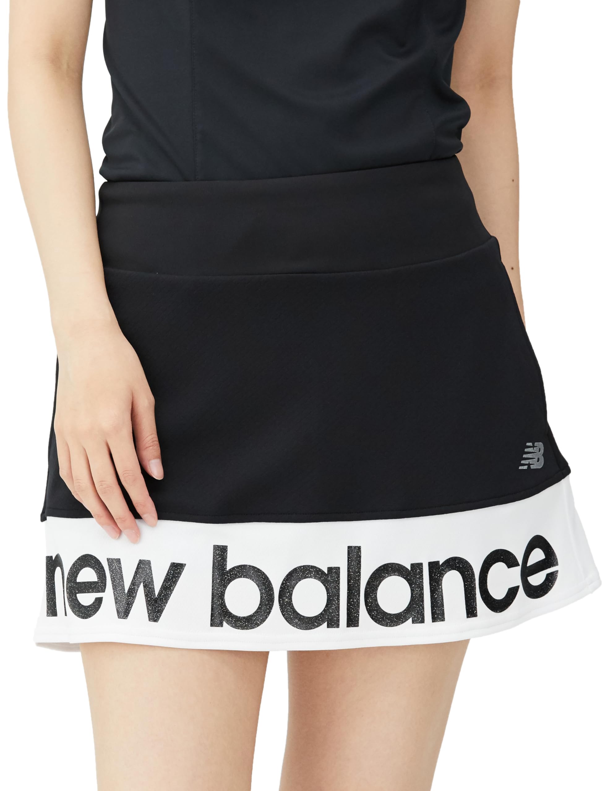 Гольф Пот Абсорбент Быстросохнущая Юбка Stretch 0 [New Balance] Женская (С внутренним) / 012-4134508 010_Черный [S]